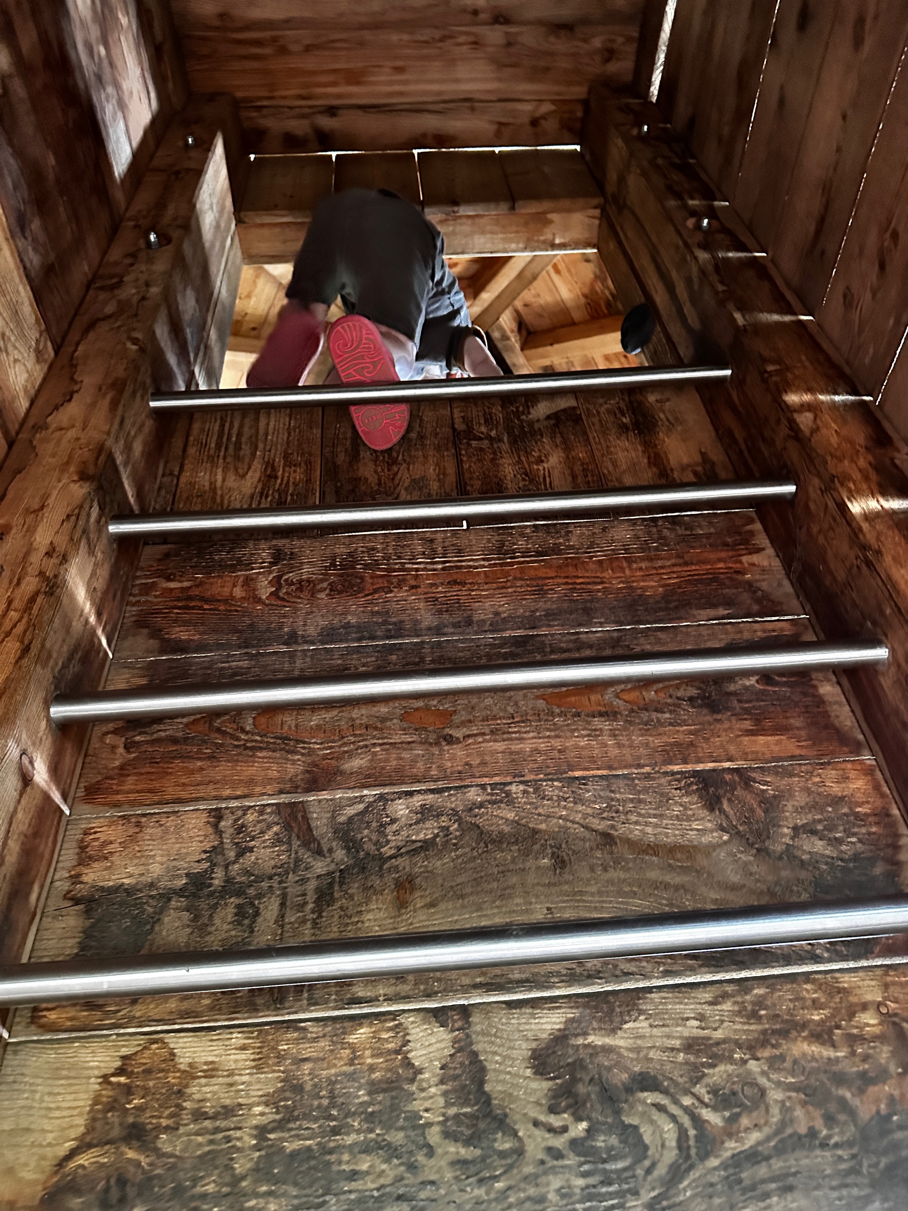 Climb inside shaft