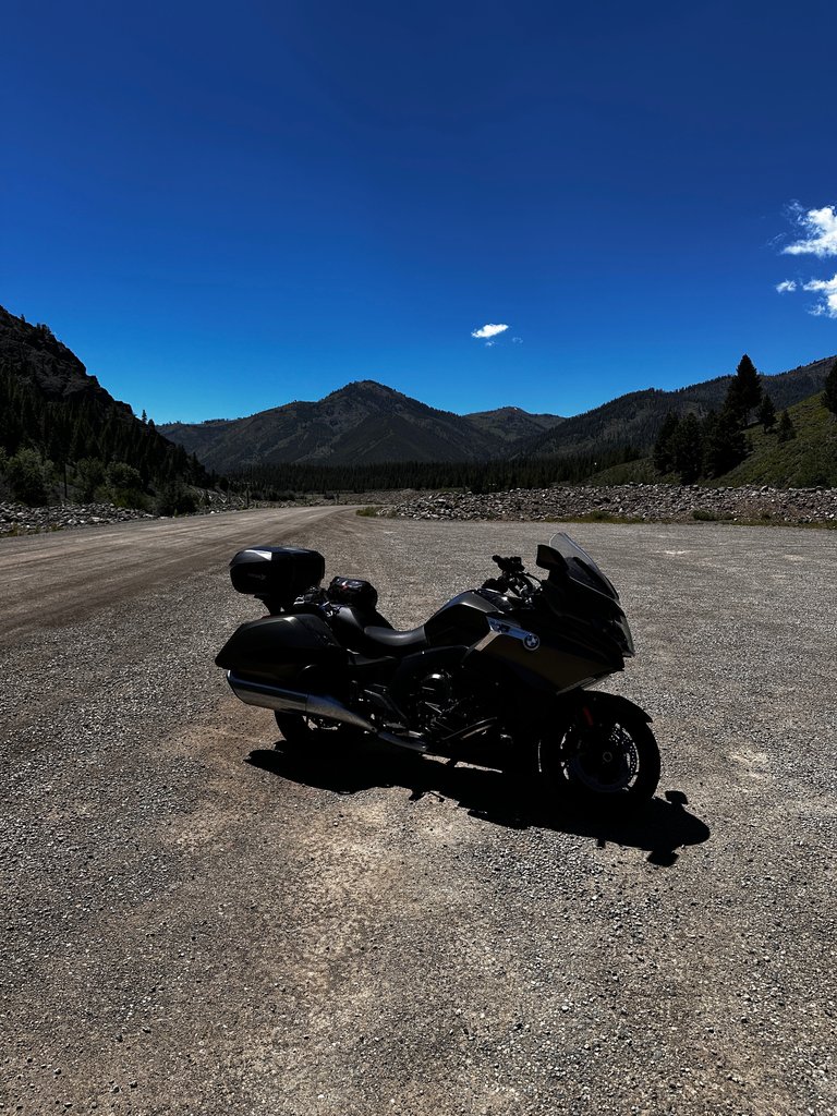 Bike on dirt road