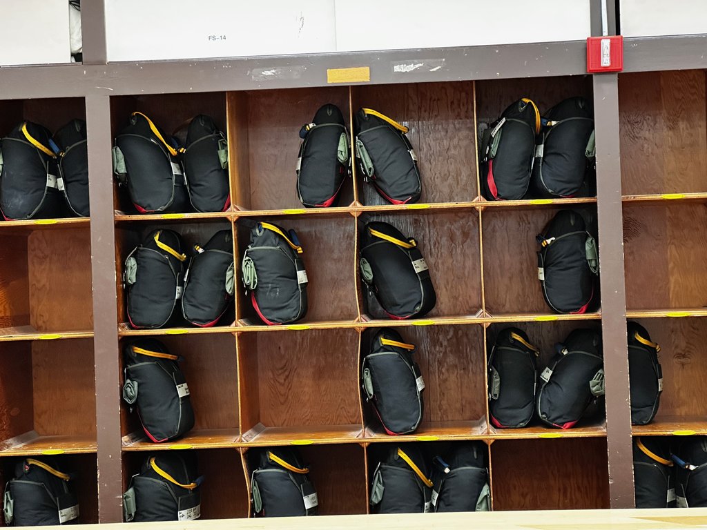 Parachute bins