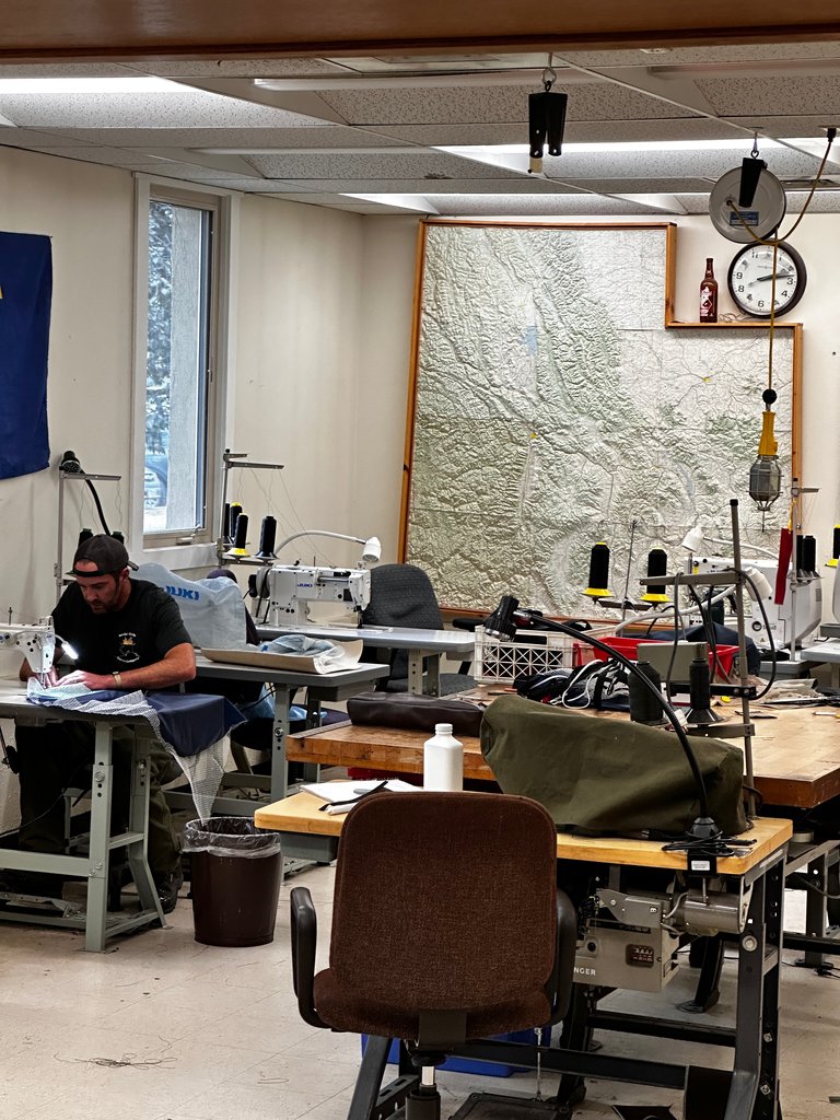 Sewing room